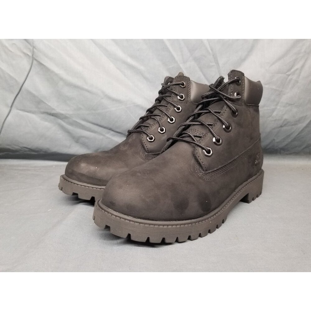 Timberland Boys 6 Inch Premium Waterproof Boots Lace Up Black Size 10 NEW NO BOX - Picture 3 of 8